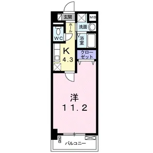 プリマヴェーラ 大原【3階】の間取り