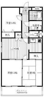 ユーミー尾和【3階】の間取り