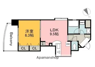 オリオリタウンⅧ【8階】の間取り
