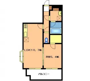 FELICE 緑井【201号室号室】の間取り