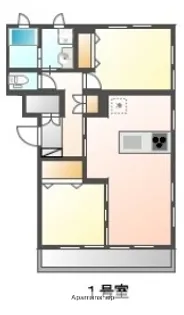 パラティ川内・N【101号室】の間取り