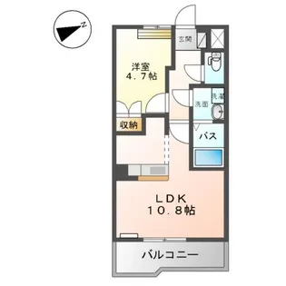 アリウス【2階】の間取り