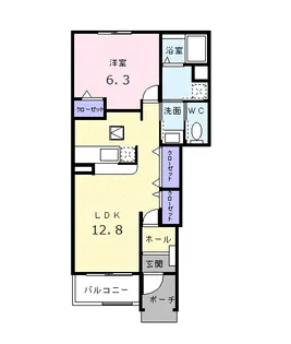 セレノⅡ【1階】の間取り