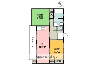 コーポ為広【3階】の間取り