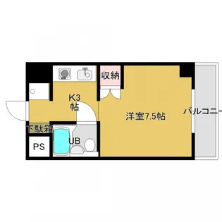 バザレビル【303号室号室】の間取り