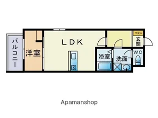 アルバステラ祇園【1階】の間取り