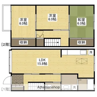ファミールナカイⅡ【1階】の間取り