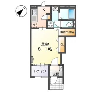 HILL VILLAGE【1階】の間取り