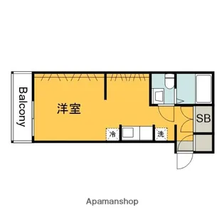 トワスール八木【204号室】の間取り