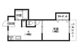 カルチェ吉信【302号室号室】の間取り
