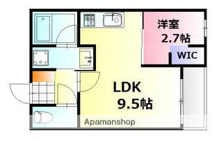 MOVE中須EAST【3階】の間取り