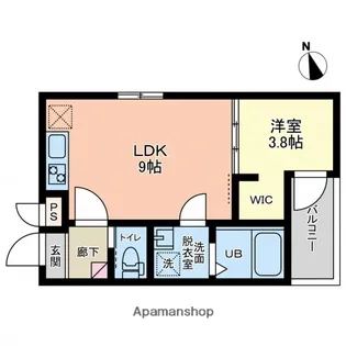 MOVE長束【1階】の間取り