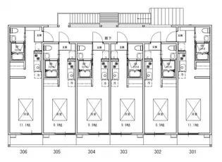 ヴィラ リヴィエールⅢ【302号室号室】の間取り