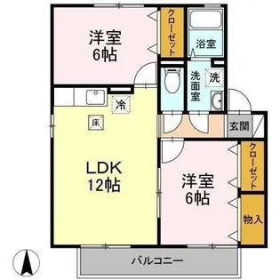グレイス【1階】の間取り
