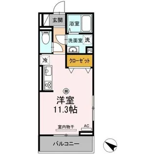 ベリッシモ【2階】の間取り