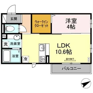 リヴェールC【2階】の間取り