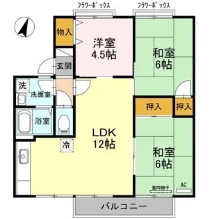 メゾン萩原 B棟【2階】の間取り