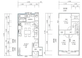 広島県広島市安佐南区上安2丁目【テラスハウス】の間取り
