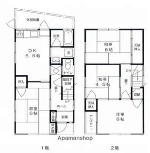 広島県広島市安佐南区長束西4丁目【一戸建】の間取り