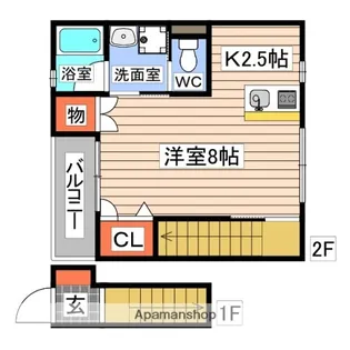 VILLA MACARON【2階】の間取り