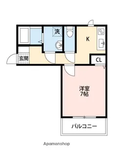 メイユールZAKI NO.12【3階】の間取り