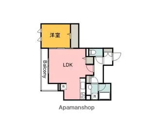 タウン祇園【2階】の間取り