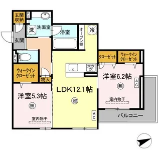 ボナール【3階】の間取り