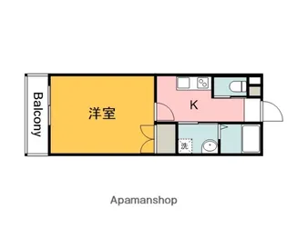M・テラス上安A棟【2階】の間取り