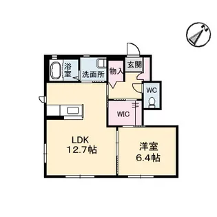 ピュアハーモニー A棟【0101号室】の間取り