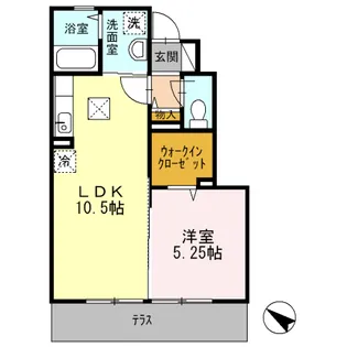 ボナール緑井【1階】の間取り