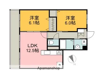 フォブール相田【3階】の間取り