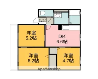 レトアKIM【1階】の間取り
