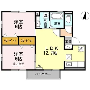 セジュールY【1階】の間取り