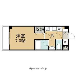 イマニシビル【6階】の間取り