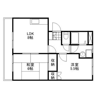 メゾン・エスポワール アラタニ【2階】の間取り
