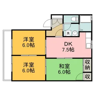 メゾン・ド・エスポワール A棟【2階】の間取り