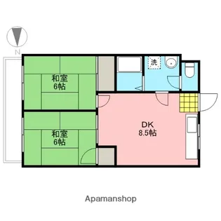 シャトレ祇園【304号室】の間取り