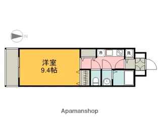 グラビスコート西原駅前【5階】の間取り