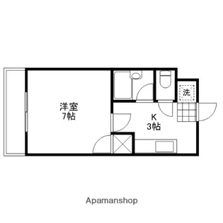 Mエスタシオン【2階】の間取り