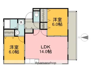 アネックス65【1階】の間取り