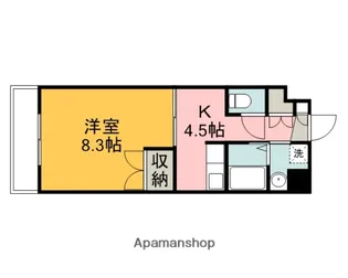 クレール長楽寺【202号室】の間取り