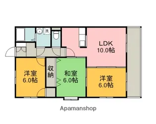 シャンペトル【4階】の間取り