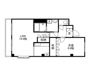 プロニティ東建【2階】の間取り