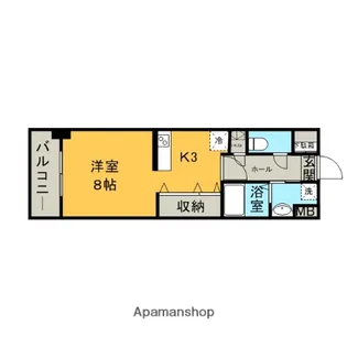 セレッソイシダ【304号室】の間取り