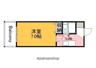 ウィルビル【203号室】の間取り