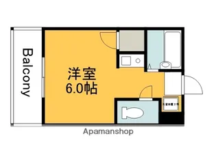 ウィンディア海老園【211号室】の間取り