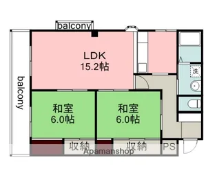 Tフラッツ【3階】の間取り