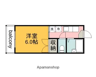 サマックスセシオン【2階】の間取り