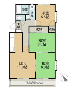 マイン高須【3階】の間取り