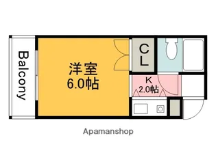 キューブ井口台【501号室】の間取り